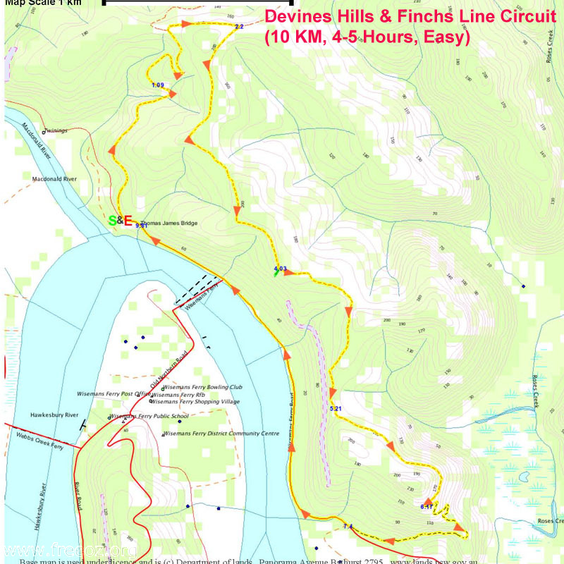 Devines Hill & Finchs Line Circuit track.JPG